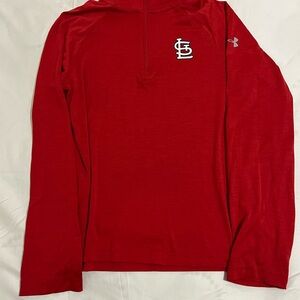 Under Armour MLB Saint Louis Cardinals Pullover Sweater Boys Size Large 14/16